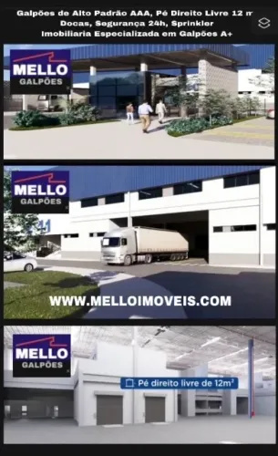 Galpão/Armazém com 1300 m2 no bairro de Pirajá Pé Direito de 8 metros, Ótimo Padrão, Pátio