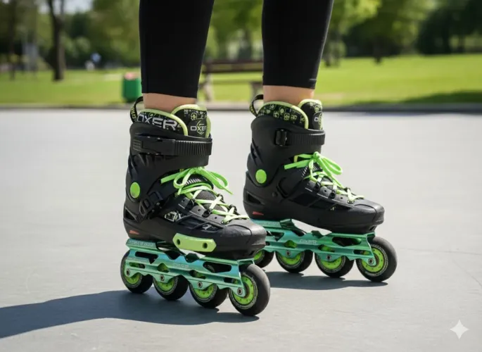 Patins Roller Oxer Freestyle 35 | Unissex | Hardboot | Roqueado