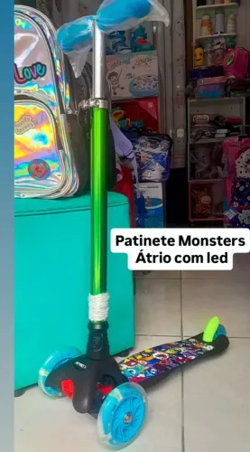 OFERTA PATINETE COM LED ÁTRIO ATÉ 10 ANOS MÁXIMO
