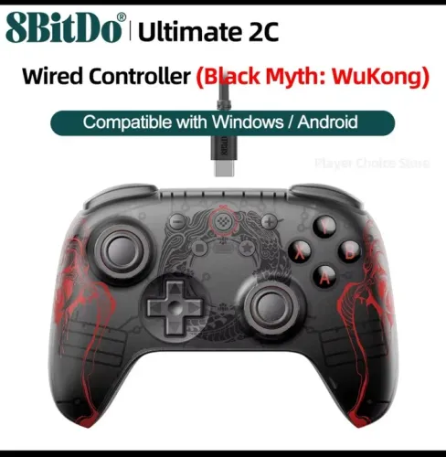 Controle 8BitDo Ultimate 2C Black Myth: WuKong - Novo