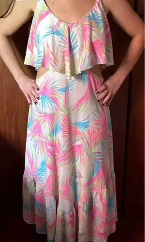 Vestido Farm babado M