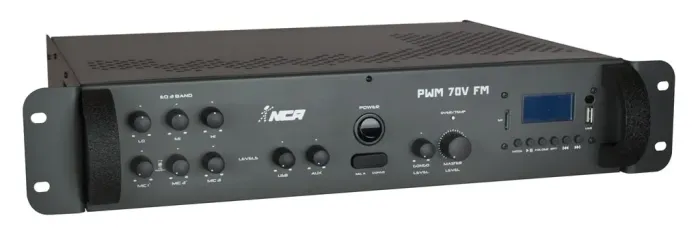 Amplificador Para Som Ambiente Pwm 70V