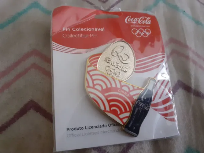 PIN OLIMPÍADAS RIO 2016 COCA COLA NOVO 