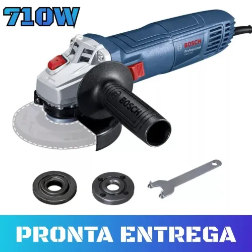 ESMERILHADEIRA BOSCH GWS 710 710W - PRONTA ENTREGA