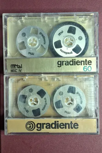 FITA K7 GRADIENTE METAL (DUAS)