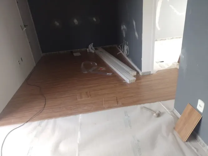 Eu coloco piso laminado 