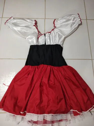 Fantasia branca de neve adulto