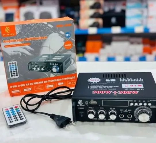 Amplificador bluetooth 600w 