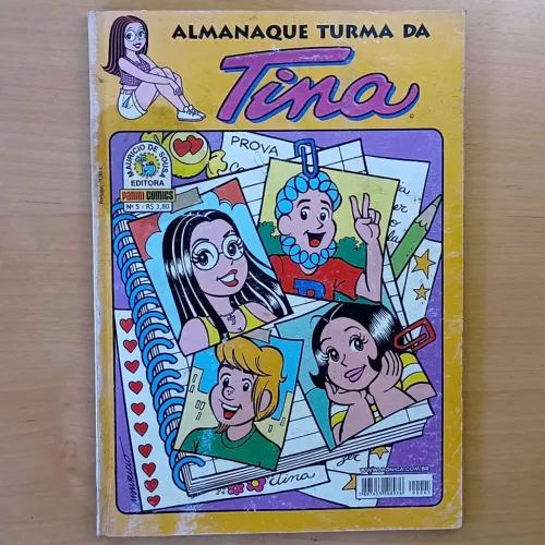 Gibi revista em quadrinhos Almanaque da Tina N°05 Panini Comics 2009