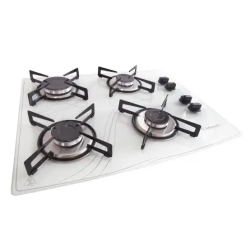 Fogão Cooktop 4 Bocas Novo Branco