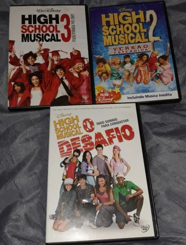 3 dvds High School Musical 