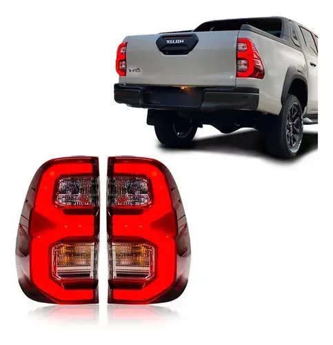 Lanterna Traseira Toyota Hilux 2016 / 2023 Acima Srx Full Led Par