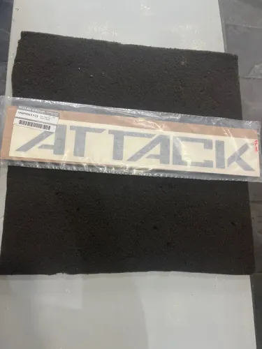 Adesivo traseiro Frontier Attack 2017 a 2021 Novo Genuino.