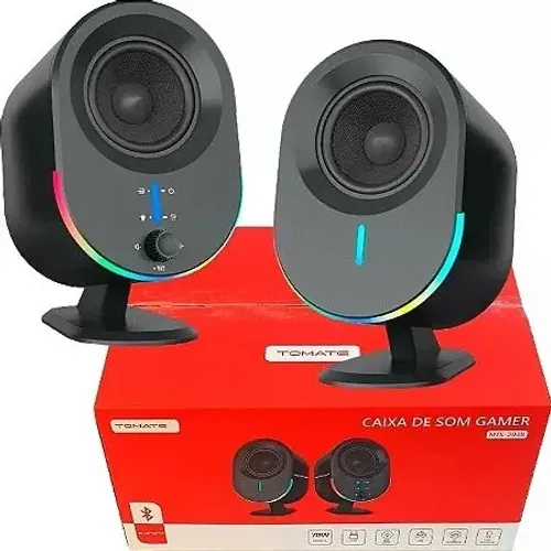 Caixa de Som Gamer Bluetooth RGB 70W Tomate MTS-2038