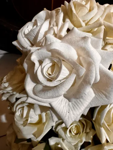 Flores permanentes artificiais decoração alta qualidade