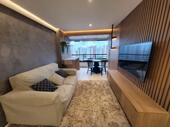 Apartamento na Ponta do Farol, Fino Acabamento, Mobiliado, Projetado, Climatizado