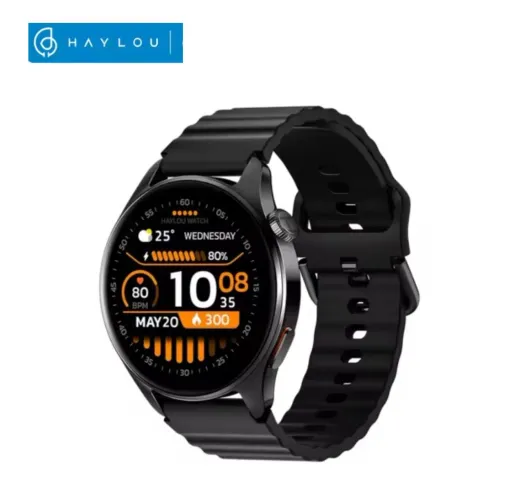 HAYLOU Smartwatch 4S GPS Smartwatch 1.43 "HD AMOLED Display 5 Satélite GPS