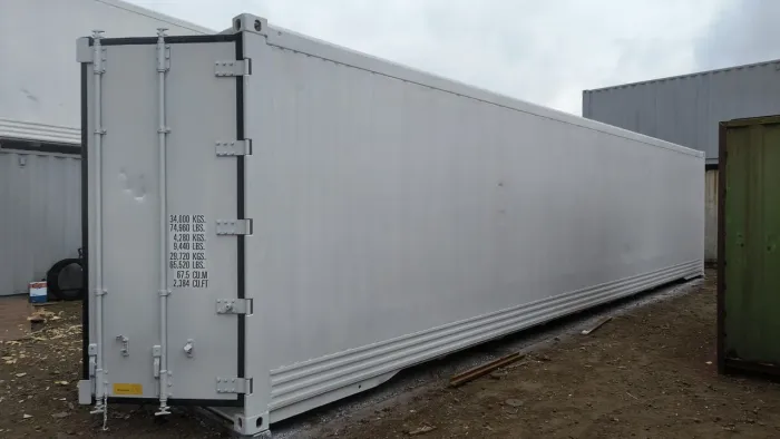 Container 40 Pés Reefer ( metade congelado/ metade resfriado)