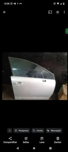 Porta do c4 Palas lado direito com vidros fechadura e maçaneta 