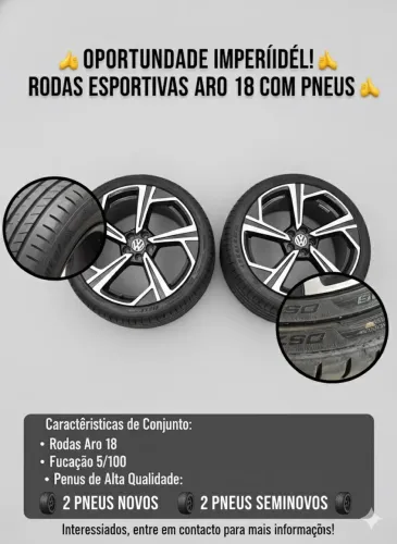 RODAS PARA GOLF E POLO!! ABAIXEI O PRECO