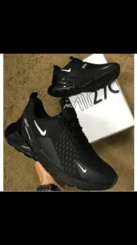 Tênis Esportivo caminhada Preto branco com Design Moderno - Conforto e Estilo