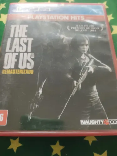 Jogo the last of us remasterizado PS4 físico 