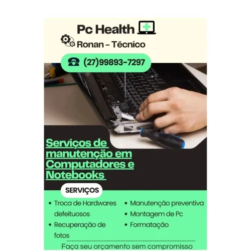 Manutenção de Pc e Notebook 
