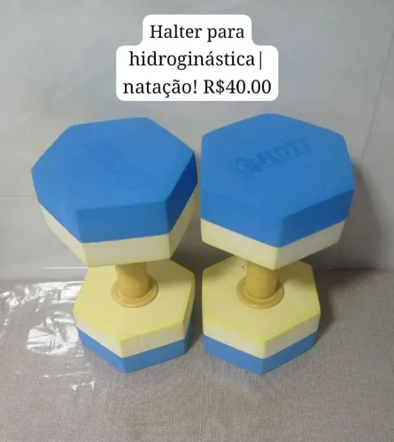 Halteres Aquáticos para Hidroginástica e Natação