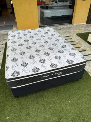 Cama de Casal com colchão Casal - Entrego!