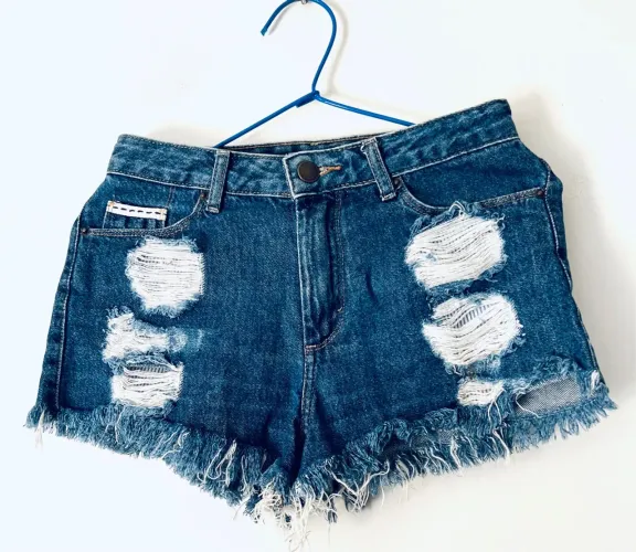 Shorts Jeans feminino tam 34 Bluesteel