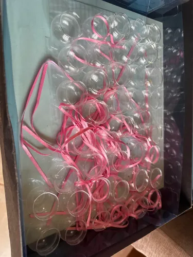 40 mini potes de vidro para doces 