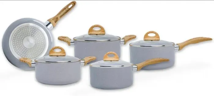 Brinox - Jogo de Panelas Ceramic Life 5 Peças Smart Plus com Fundo de Indução