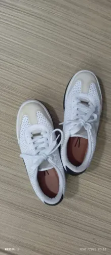 Tênis flatform vizzano detalhes branco