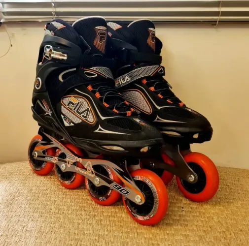 Patins Fila Primo LX Flow - Rodas 90mm - Excelente Estado