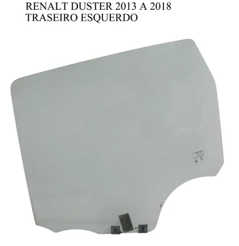 vidro porta traseira duster 2013 2014 2015 2016 2017 2018 ate 12 x no cartao