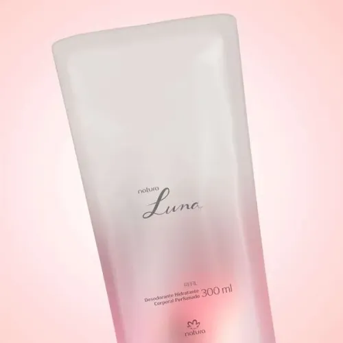 Refil Desodorante Hidratante Corporal Perfumado Luna 300ml