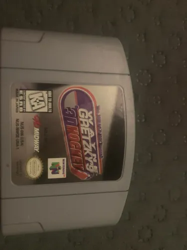 Cartucho Wayne Gretzkys 3D Hockey N64 Label Original