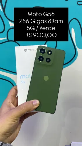 Seminovo: Moto G56 5G 256GB 8RAM Verde | Loja Fisica
