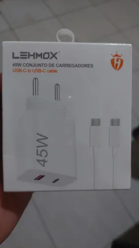Carregador Turbo 45W Anatel Novo Lacrado Top!