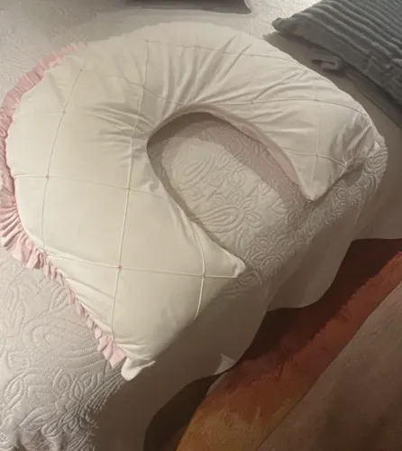 Almofada amamentação com fronha linda 