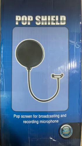 Pop shield microfone