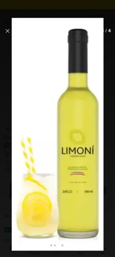 Bebida licor de limão limoncello 