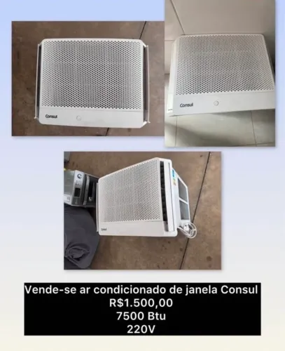 Ar condicionado de janela Consul 7500 btu - Digital + Controle Remoto