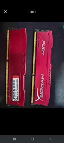 2x4gb memória ram ddr3,comprei n faz um mês. 