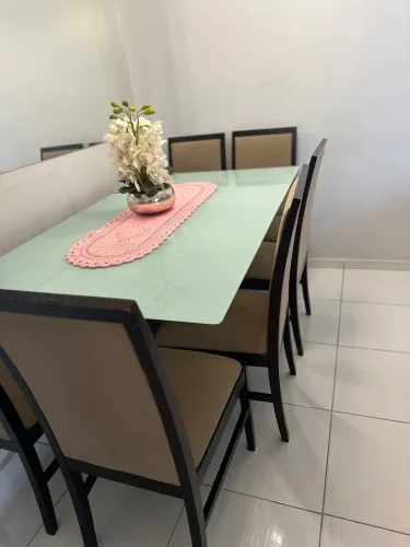 Mesa jantar 6 cadeiras