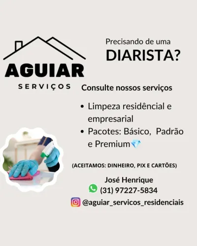 Faxina Completa em Belo Horizonte | Faxineira - Diarista 