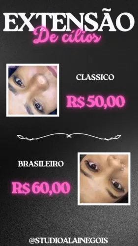 Extensão de cílios