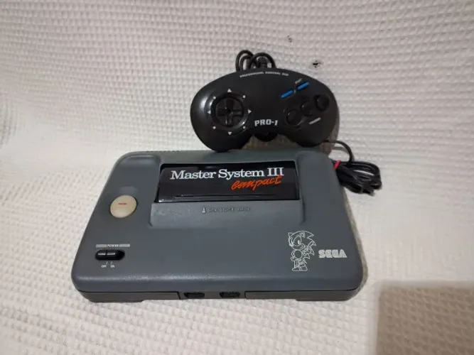 master system 3 sonic na memória mais everdrive flash card