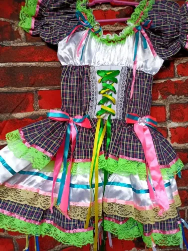 Vestido infantil festa junina