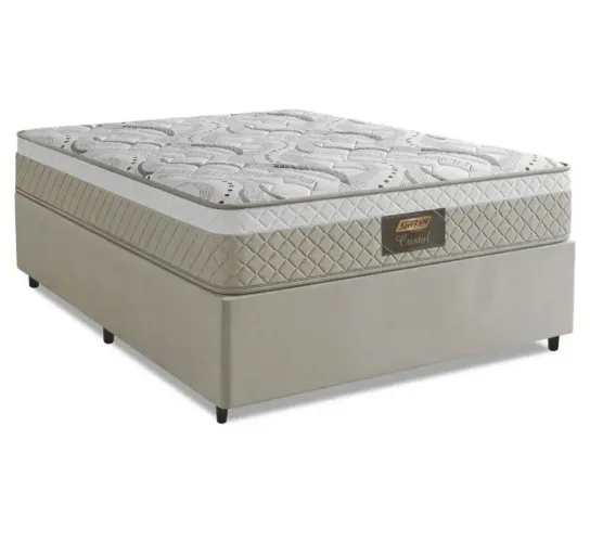 Cama box casal de mola